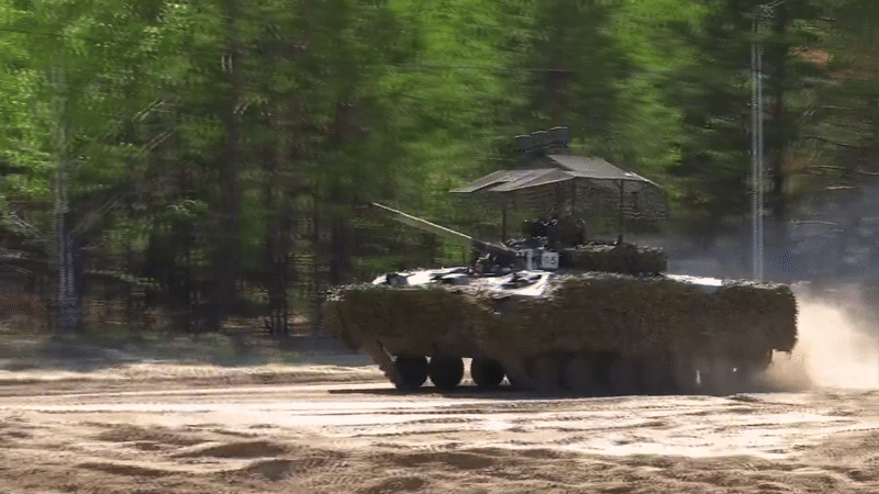 Xe chiến đấu bộ binh BMP-3 chống drone được bàn giao cho quân đội Nga