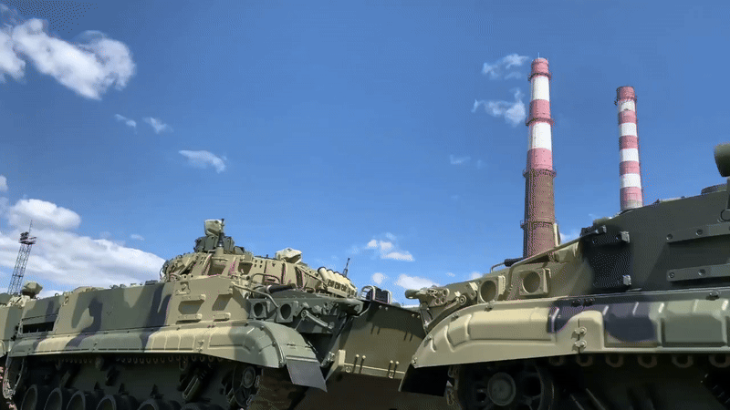 Xe chiến đấu bộ binh BMP-3 chống drone được bàn giao cho quân đội Nga