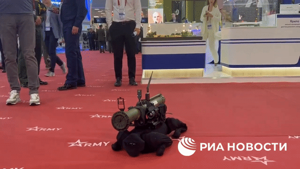 Robot chó M-81 mang súng phóng lựu Nga vừa ra mắt là công nghệ Trung Quốc?
