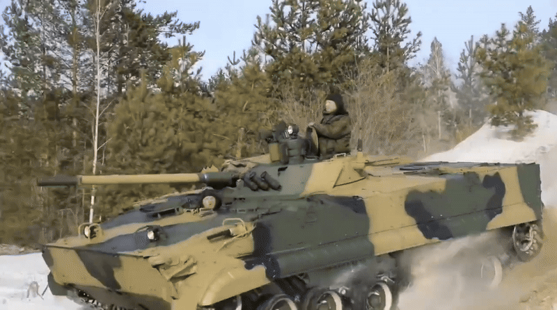 Xe chiến đấu bộ binh BMP-3 chống drone được bàn giao cho quân đội Nga