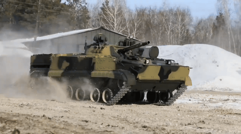 Xe chiến đấu bộ binh BMP-3 chống drone được bàn giao cho quân đội Nga