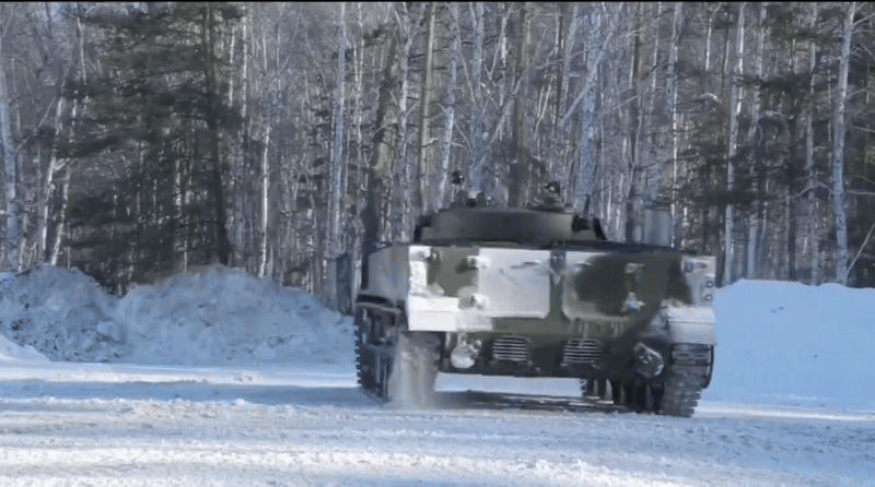 Xe chiến đấu bộ binh BMP-3 chống drone được bàn giao cho quân đội Nga