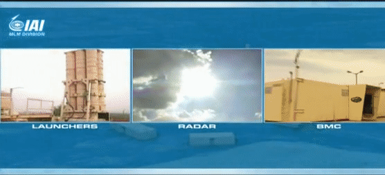 Khoảnh khắc tên lửa Iran bị đánh chặn ngoài khí quyển khi tấn công Israel