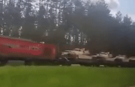 Xe tăng M1A2 Abrams đang được điều động gần biên giới Litva - Nga Xe tăng M1A2 Abrams đang được điều động gần biên giới Litva - Nga