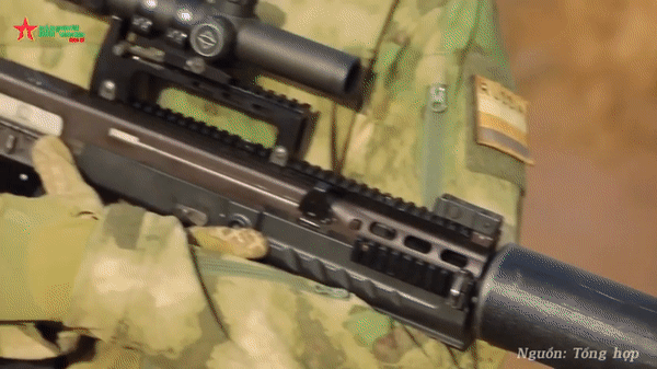 Súng trường ShAK-12 bắn xuyên tường của đặc nhiệm Nga tham chiến tại Ukraine