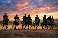 Mãn nhãn những màn "tung vó" điêu luyện của Cảnh sát cơ động Kỵ binh chào năm mới Bính Ngọ 2026