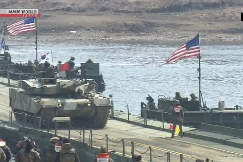 Quân đội Mỹ và Hàn Quốc bắt đầu tập trận chung