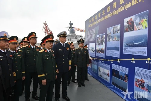 Hải quân Việt Nam-Trung Quốc bắt đầu tuần tra liên hợp trên Vịnh Bắc Bộ