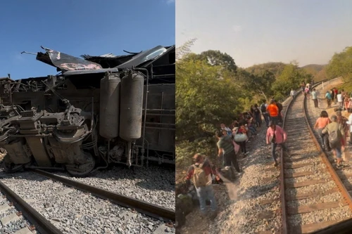 Tàu hỏa trật bánh ở Mexico, ít nhất 13 người thiệt mạng