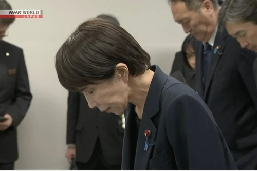 Thủ tướng Nhật Bản Takaichi Sanae đến thăm khu vực bị thảm họa