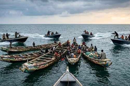 Ghana giải cứu thành công 71 ngư dân bị cướp biển tấn công