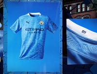 [ẢNH] Cận cảnh mẫu áo đấu mới đẹp lạ của Man City