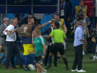 [ẢNH] Bị giễu cợt, đội Thụy Điển lao vào đòi tẩn nhau với Đức