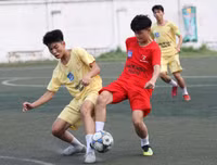 [ẢNH] Cuộc ngược dòng ngoạn mục trên chấm luân lưu của THPT Xuân Mai