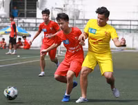 [ẢNH] So tài quyết liệt trong ngày khai mạc Giải bóng đá học sinh THPT Hà Nội 2019