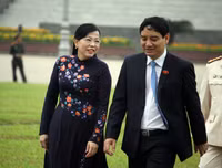 Những hình ảnh từ nghị trường Quốc hội trong ngày khai mạc kỳ họp thứ 5