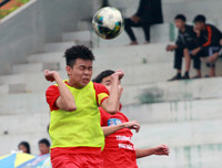 [ẢNH] Cởi nút thắt ghi bàn, ĐKVĐ Trương Định thắng tưng bừng 4-0