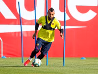 [ẢNH] Messi và đồng đội hào hứng trở lại sân tập sau cách ly