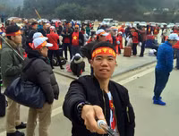 Hàng ngàn CĐV Việt Nam đang đổ về Thường Châu cổ vũ đội tuyển U23