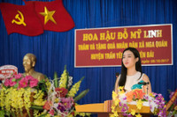 Hoa hậu Mỹ Linh nối dài dự án nhân ái 