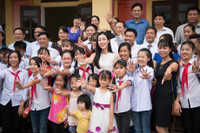 Hoa hậu Mỹ Linh nối dài dự án nhân ái 