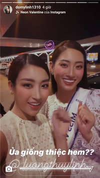 Những hình ảnh khiến hai Hoa hậu tên 