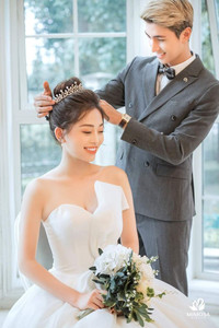 Lộ ảnh cưới đẹp như mơ của Á hậu Phương Nga và diễn viên Bình An