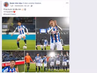 [ẢNH] Văn Hậu cười hết cỡ trong ngày được ra sân, cùng SC Heerenveen chiến thắng