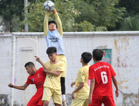 [ẢNH] Cuộc ngược dòng ngoạn mục trên chấm luân lưu của THPT Xuân Mai