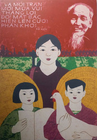 [Ảnh] Những bức tranh cổ động tuyệt đẹp vẽ Chủ tịch Hồ Chí Minh