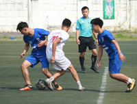 [ẢNH] THPT Tân Lập vào tứ kết sau trận đấu nghẹt thở trước THPT Hà Thành