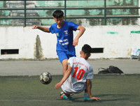 [ẢNH] THPT Tân Lập vào tứ kết sau trận đấu nghẹt thở trước THPT Hà Thành