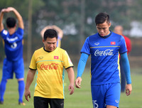 [ẢNH] Công Phượng khoe kiểu tóc xù, hứng khởi cùng đồng đội tập luyện