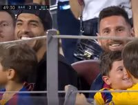 [ẢNH] Griezmann lập tuyệt phẩm và đây là phản ứng của Messi