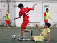 [ẢNH] Cuộc ngược dòng ngoạn mục trên chấm luân lưu của THPT Xuân Mai