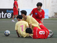 [ẢNH] Cuộc ngược dòng ngoạn mục trên chấm luân lưu của THPT Xuân Mai