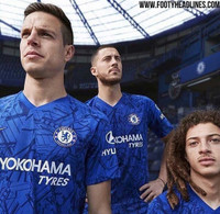 [ẢNH] Cận cảnh mẫu áo thi đấu mới với họa tiết khác người của Chelsea