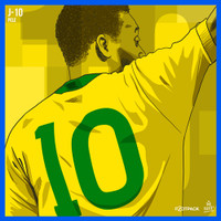 [ẢNH] Ngắm các huyền thoại World Cup đẹp sống động, mê hồn qua những bức vẽ