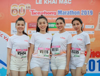 [ẢNH] Dàn Hoa hậu và người đẹp gây sốt ở giải Việt dã toàn quốc 2019