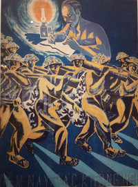 [Ảnh] Những bức tranh cổ động tuyệt đẹp vẽ Chủ tịch Hồ Chí Minh