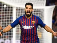 [ẢNH] Suarez ăn mừng phấn khích khi ghi bàn vào lưới đội bóng cũ Liverpool