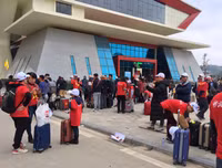 Hàng ngàn CĐV Việt Nam đang đổ về Thường Châu cổ vũ đội tuyển U23