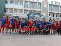 [ẢNH] Xuân Trường trở lại trong lần đầu tiên Việt Nam được tập trên một sân 