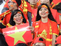 [ẢNH] Bầu không khí bên trong sân Mỹ Đình trước trận Việt Nam - Malaysia