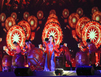 [ẢNH] Tối nay bắn pháo hoa 5 phút trong lễ khai mạc Đại hội thể thao toàn quốc 2018