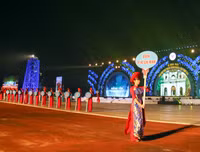 [ẢNH] Tối nay bắn pháo hoa 5 phút trong lễ khai mạc Đại hội thể thao toàn quốc 2018