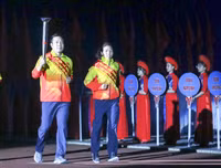 [ẢNH] Tối nay bắn pháo hoa 5 phút trong lễ khai mạc Đại hội thể thao toàn quốc 2018