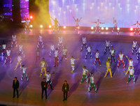 [ẢNH] Tối nay bắn pháo hoa 5 phút trong lễ khai mạc Đại hội thể thao toàn quốc 2018