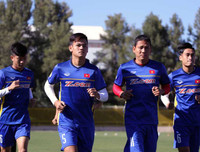 [ẢNH] Tuyển thủ Việt Nam bắt nhịp chiến thuật 3-4-3 cùng thầy Park