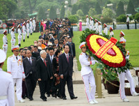 Những hình ảnh từ nghị trường Quốc hội trong ngày khai mạc kỳ họp thứ 5